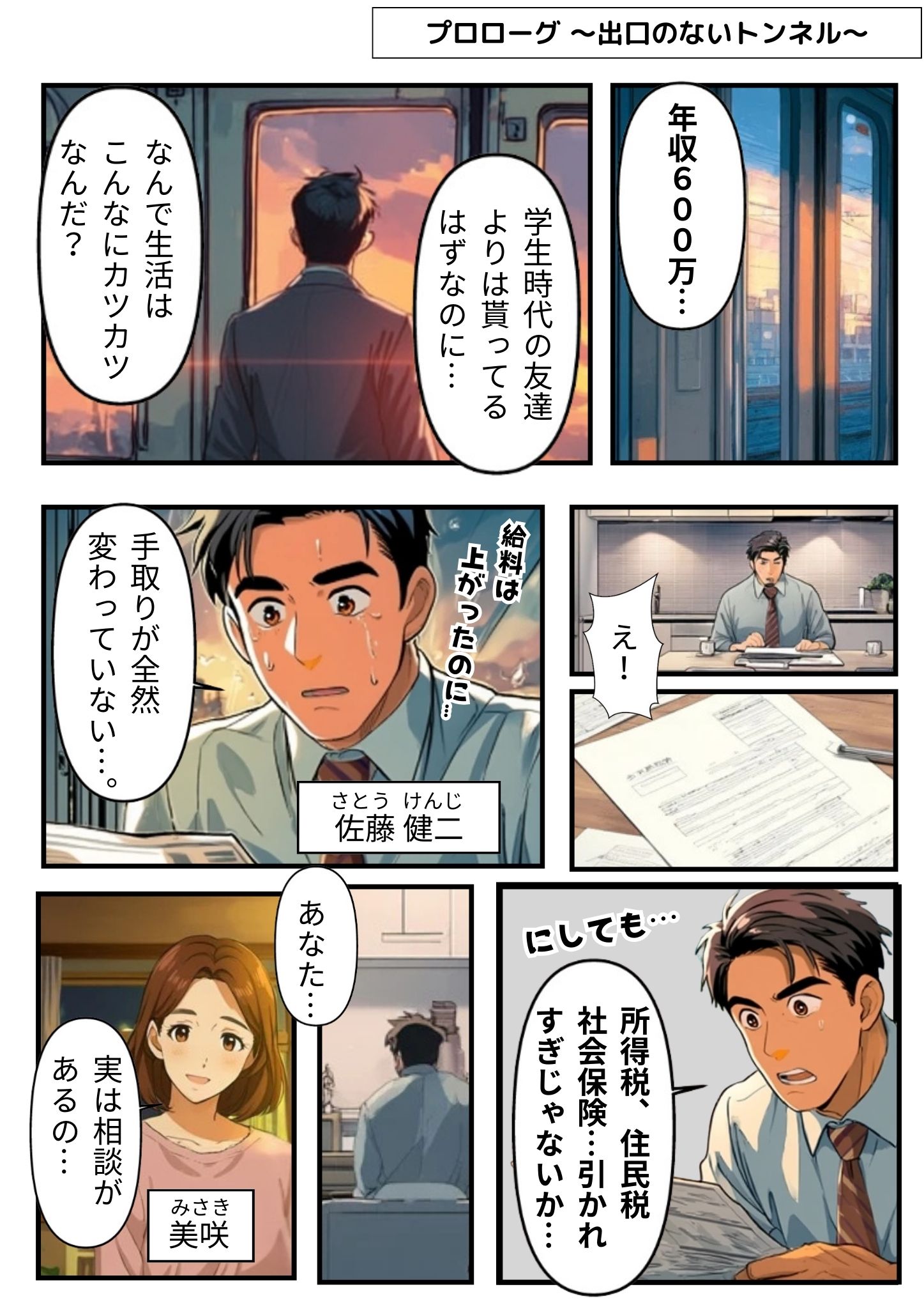 節税商品オプト用漫画LP制作代行