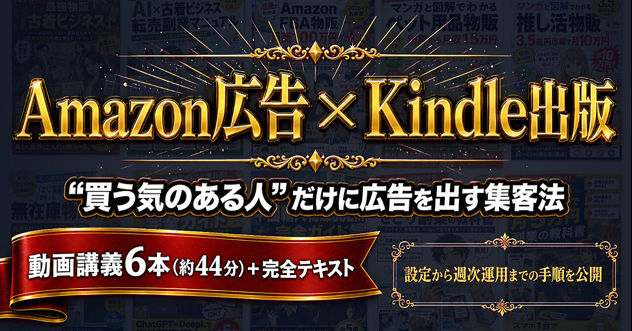 Amazon広告×Kindle出版集客(Brain記事)