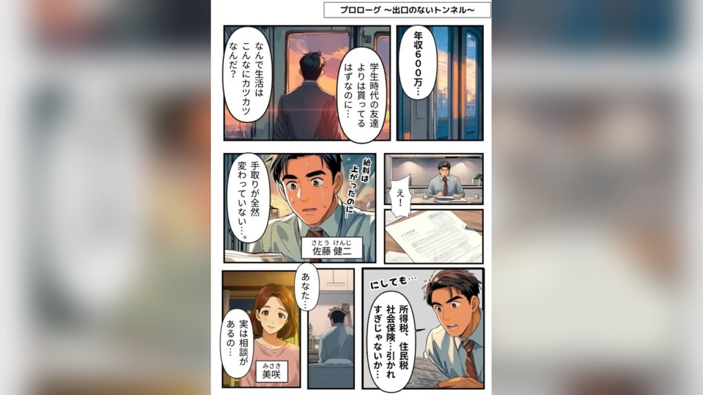 節税商品オプト用漫画LP制作代行