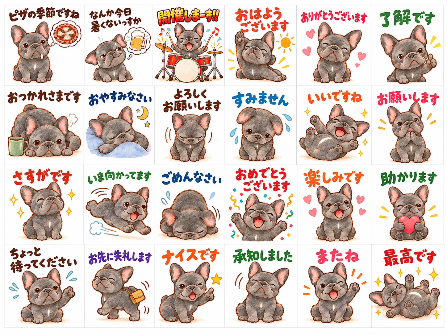 24個のセットのイメージ